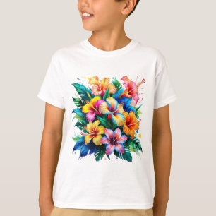 Sommerpause: Tropische Blütenenergie T-Shirt
