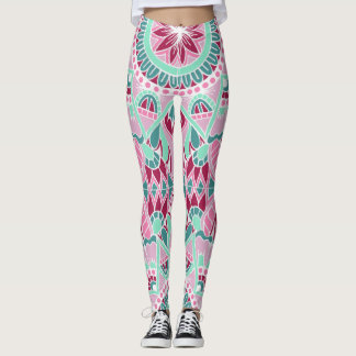 Sommerperiode-Mandala Leggings