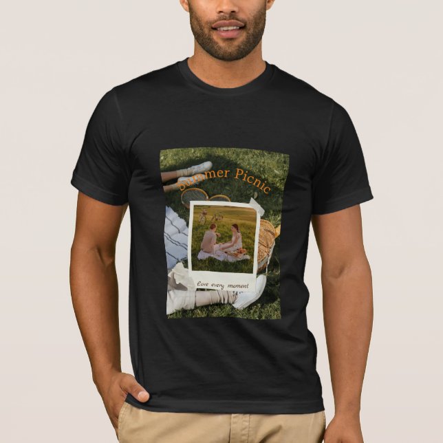 Sommerpicknick im Foto T-Shirt (Vorderseite)