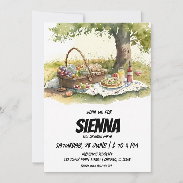Sommerpikantensicht Einladung (Vorderseite)
