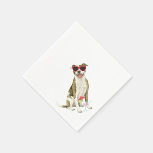 Sommerpit Bull Terrier Napkins Serviette