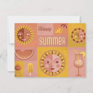 Sommerpostkarte Postkarte