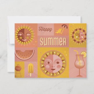 Sommerpostkarte Postkarte