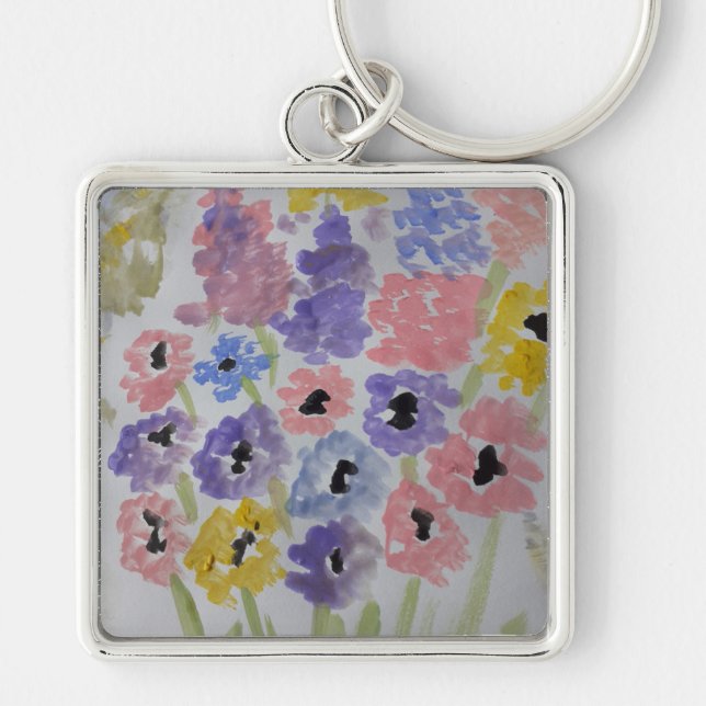 Sommerprämie für Wildblumen Schlüsselanhänger (Vorne)