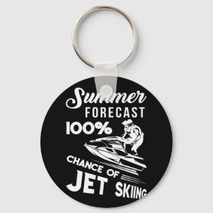 Sommerprognose 100 % Chance Jet-Ski Schlüsselanhänger