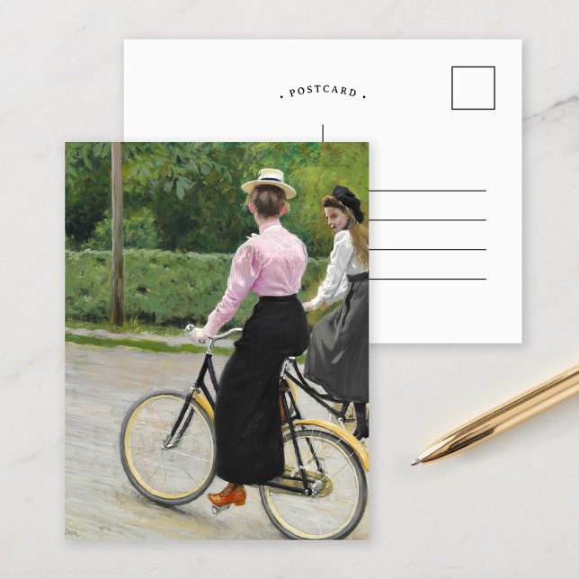 Sommerradtour | Paul Fischer Postkarte (Von Creator hochgeladen)