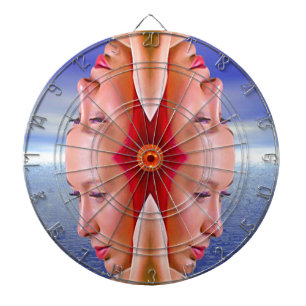 Sommerreflektion Dartscheibe