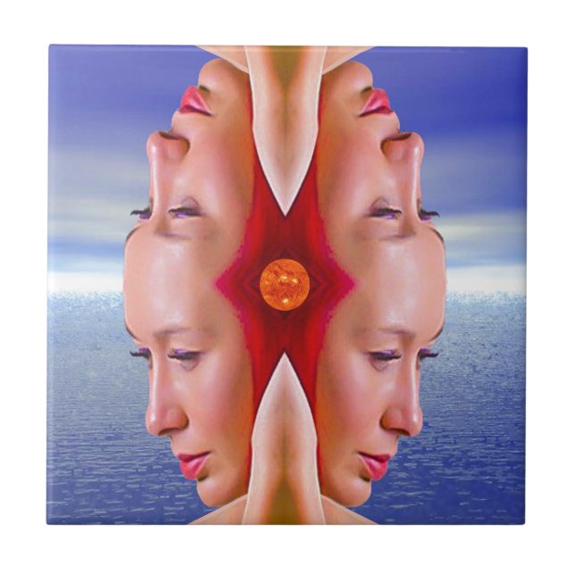 Sommerreflektion Fliese (Vorderseite)