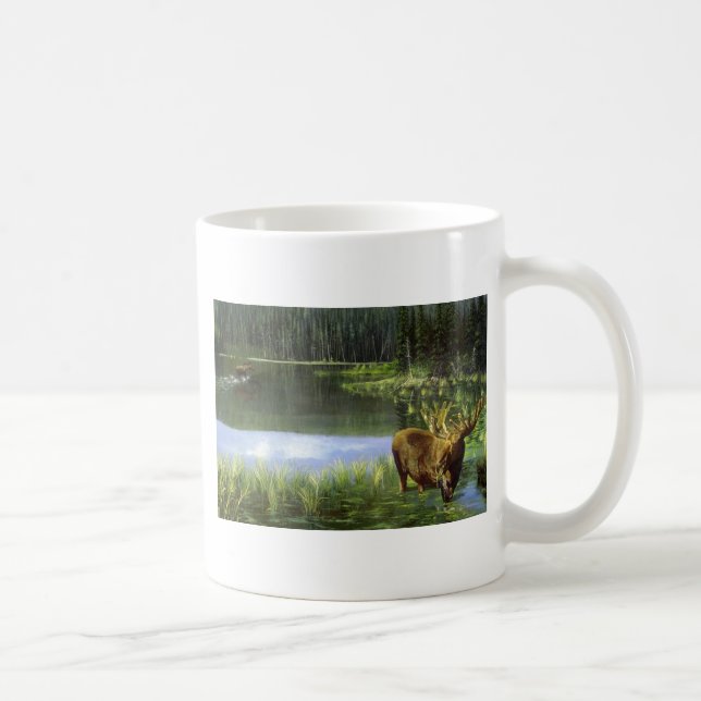Sommerreflexionen, Elche Kaffeetasse (Rechts)