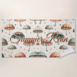 Sommerrennen Strandtuch