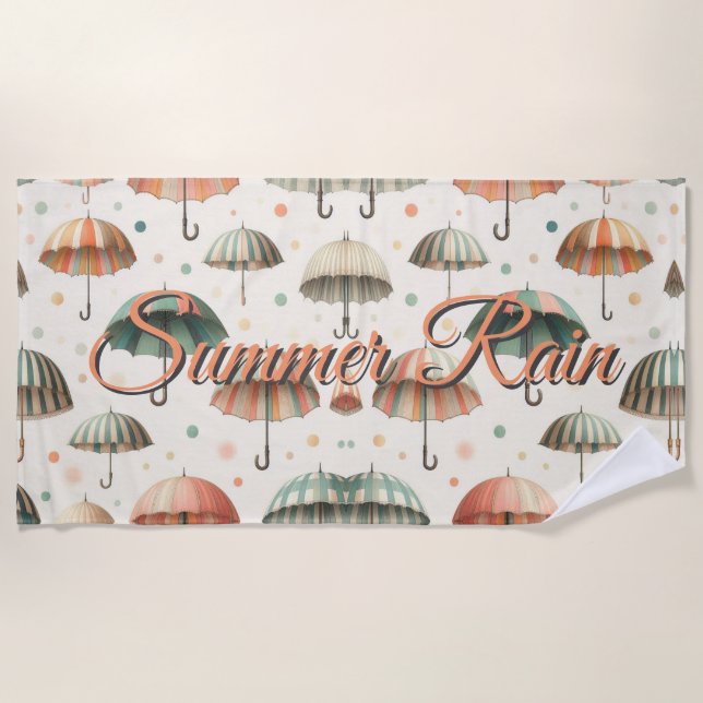 Sommerrennen Strandtuch (Vorderseite)