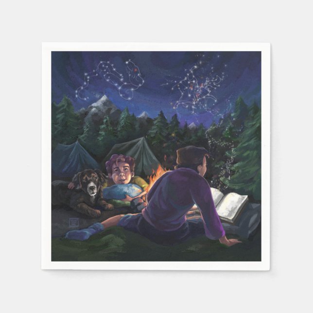 Sommerritter Serviette (Vorderseite)