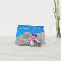 Sommerruhestand nach Pool für Frauen