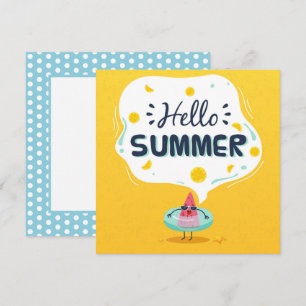 Sommers Wassermelonen-Grußkarte
