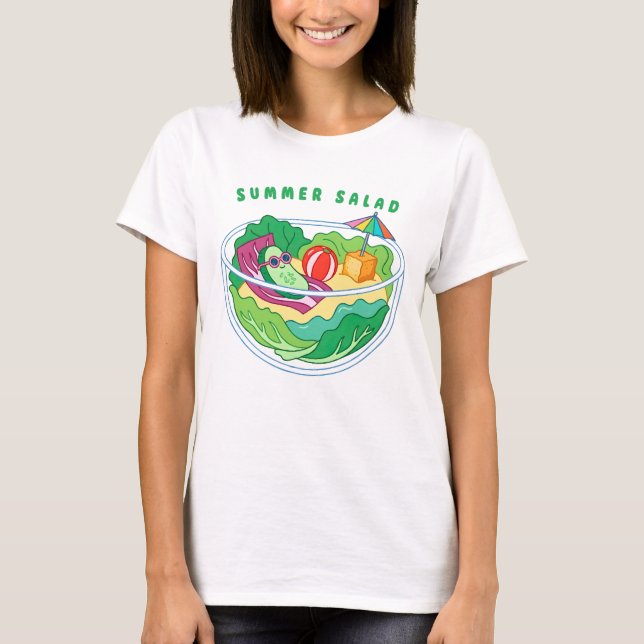 Sommersalat T-Shirt (Vorderseite)