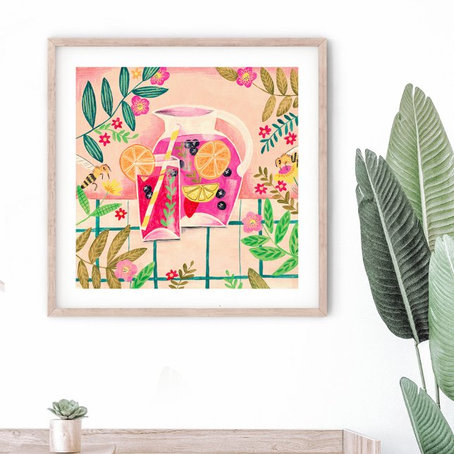 Sommersangria Cocktailjubiläum Poster (Von Creator hochgeladen)