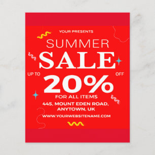 Sommerschlussverkauf Flyer