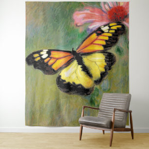Sommerschmetterling im Frühjahr - Tapisserie Wandteppich