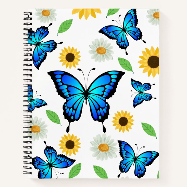 Sommerschmetterlinge Notizbuch (Vorderseite)