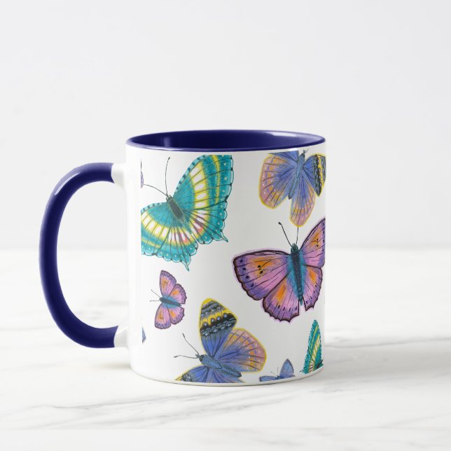 Sommerschmetterlinge Tasse (Links)