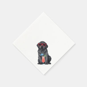 Sommerschwarzer Lab Serviette