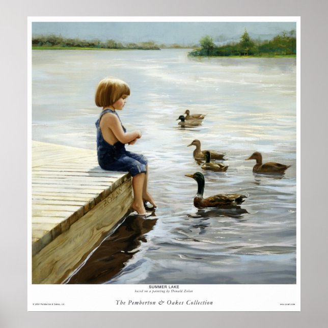 Sommersee Poster (Vorne)