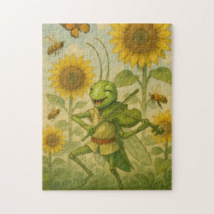 Sommerserenade: Der fröhliche Grasshopper Fiddler
