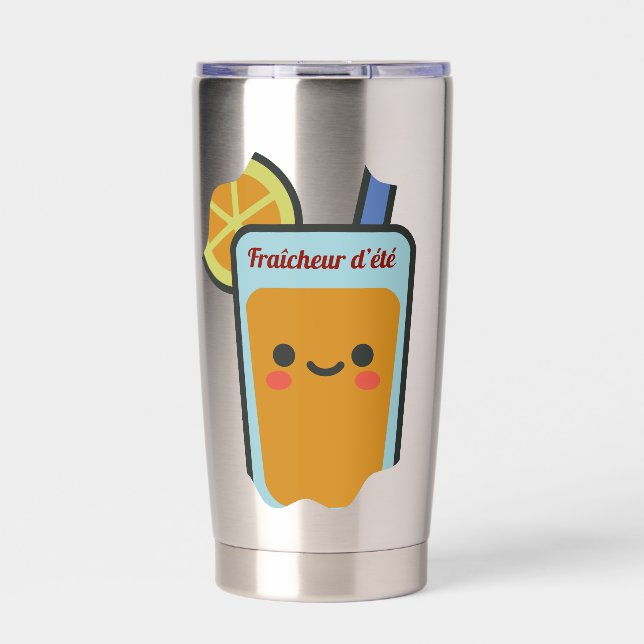 Sommersfrische Thermobecher (Vorderseite)