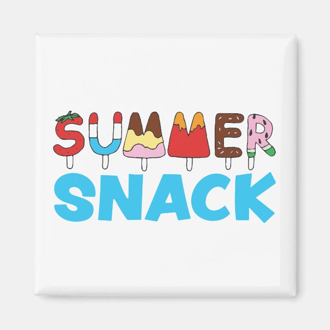 Sommersnack Kids Popcles Magnet (Vorne)