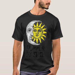 Sommersolstice Mitte Sommer Jahrgang Monte Sonnige T-Shirt