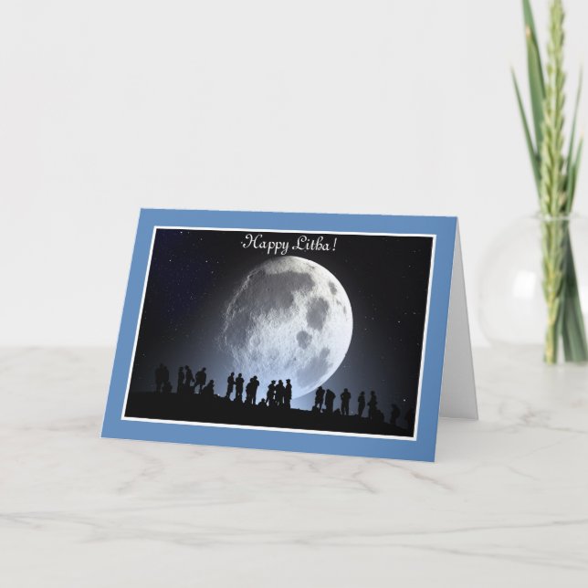 Sommersolstice Segnungen mit Vollmond Karte (Vorderseite)