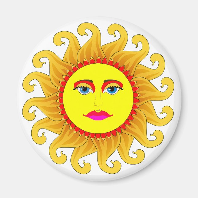 Sommersonne Magnet (Vorne)