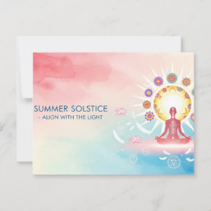 Sommersonne Postkarte