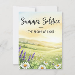Sommersonne Postkarte