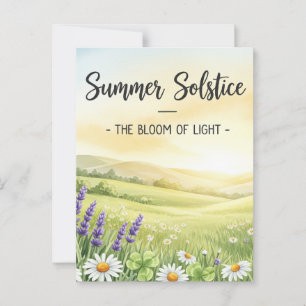 Sommersonne Postkarte