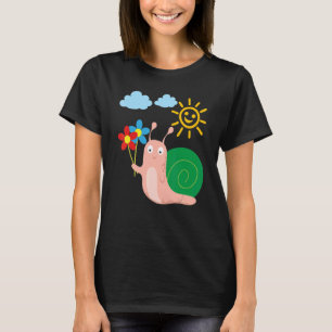 Sommersonne und Schnecke T-Shirt