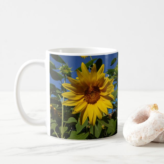 Sommersonnenblume Tasse (Mit Donut)