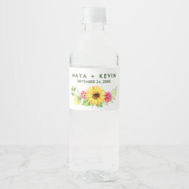 Sommersonnenblumenhochzeit