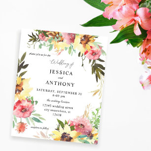 Sommersonnenblütenhochzeit 2 flyer