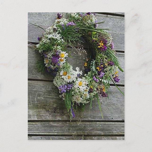 Sommersonnenkarte Postkarte (Vorderseite)