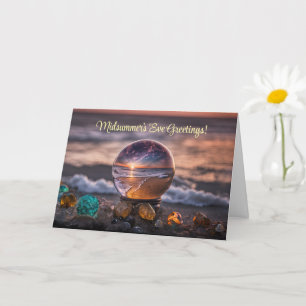 Sommersonnenwende Mittsommerabend Litha Grüße Karte