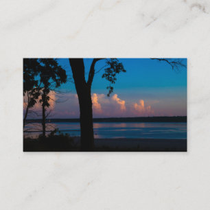Sommersonnenwende Sonnenuntergang Visitenkarten Visitenkarte