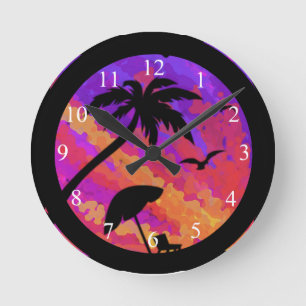 Sommersonntag Runde Wanduhr