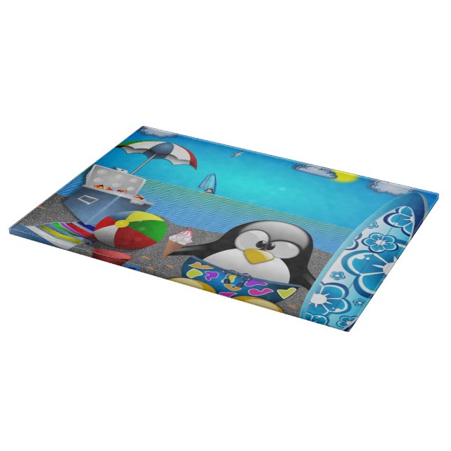 SOMMERSPASS AM STRAND SCHNEIDEBRETT (Ecke)