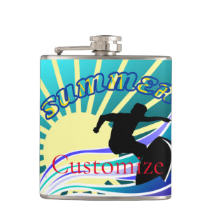 Sommerspaß beim Surfen Thunder_Cove Flachmann