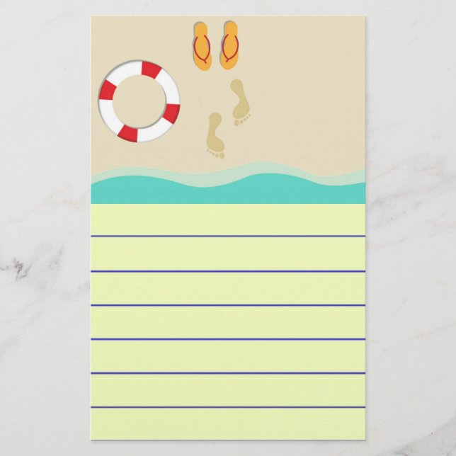 Sommerspass Briefpapier (Vorderseite)