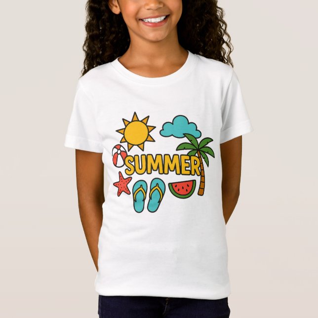 Sommerspass Kinder T-Shirt (Vorderseite)
