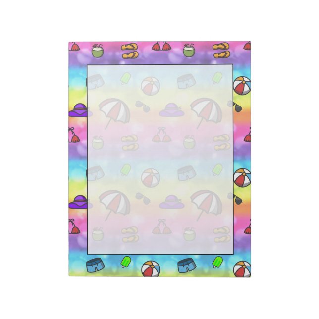 Sommerspass Notizblock (Rotiert)