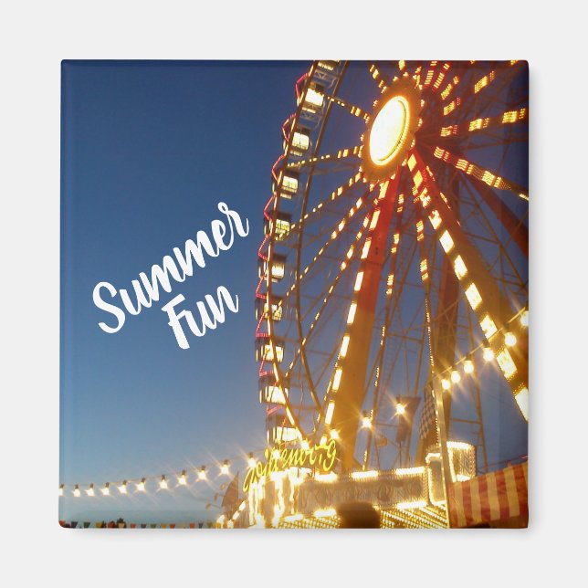 Sommerspass Riesenrad Fantastische Bergwelten Magnet (Vorne)