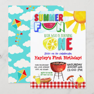 Sommerspass sieht aus, wer ein Party macht Einladung